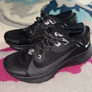 Mens Nike Pegasus Trail 2 GORE-TEX Running Shoes - Black - Size 9